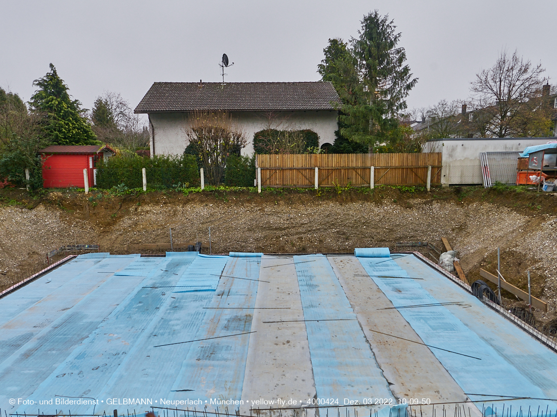 03.12.2022 - Neubau eines Mehrfamilienhause in der Niederalmstraße 16 in Neuperlach-Trudering
